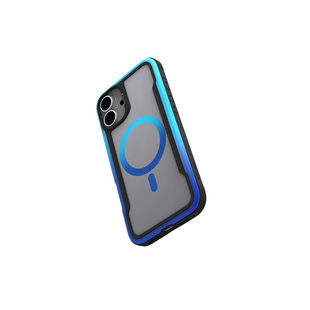 Raptic Shield 2.0 Serisi iPhone 16 Pro M-safe Şarj Özellikli Airbagli Şeffaf Arka Yüzey Kılıf