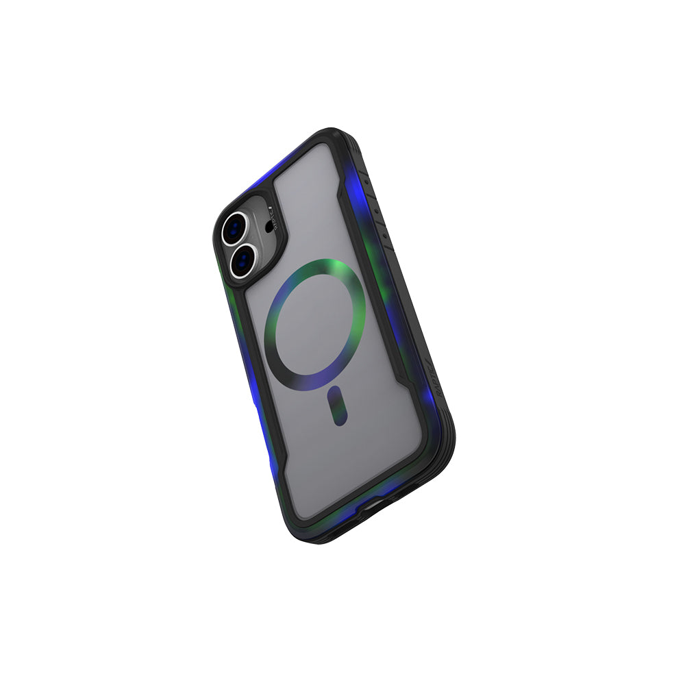 Raptic Shield 2.0 Serisi iPhone 16 Pro M-safe Şarj Özellikli Airbagli Şeffaf Arka Yüzey Kılıf