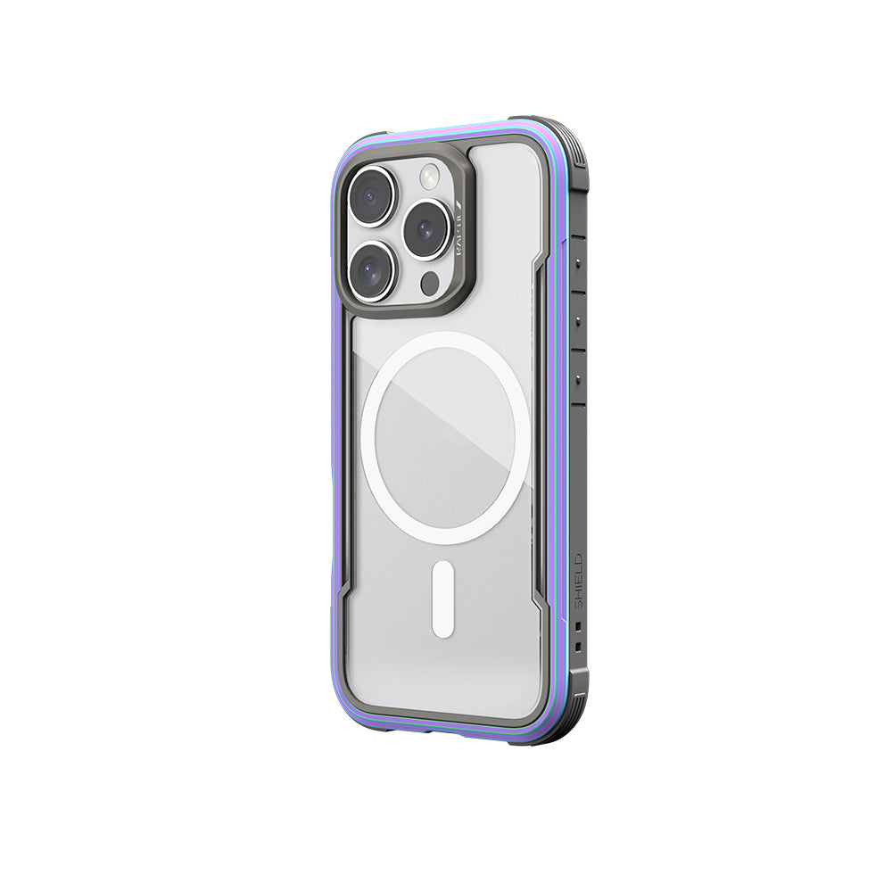 Raptic Shield Serisi iPhone 16 Pro M-safe Şarj Özellikli Airbagli Şeffaf Arka Yüzey Kılıf