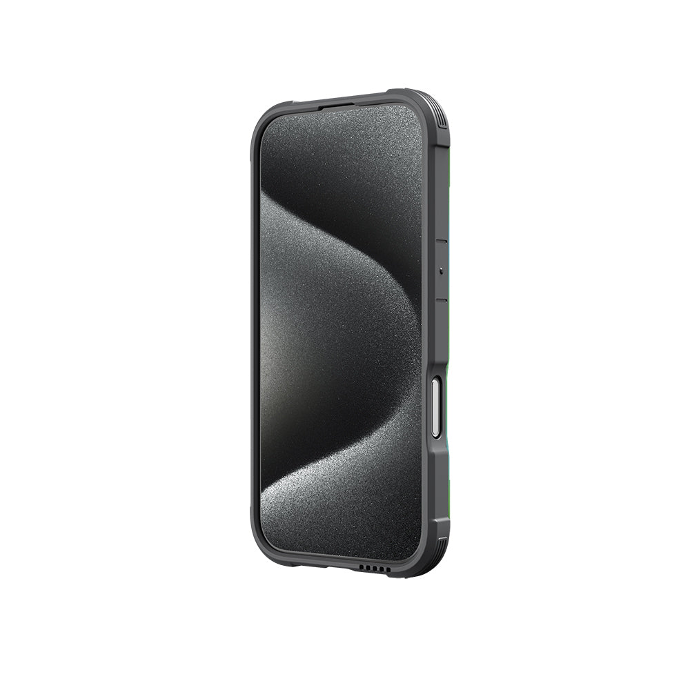 Raptic Shield Serisi iPhone 16 Pro M-safe Şarj Özellikli Airbagli Şeffaf Arka Yüzey Kılıf