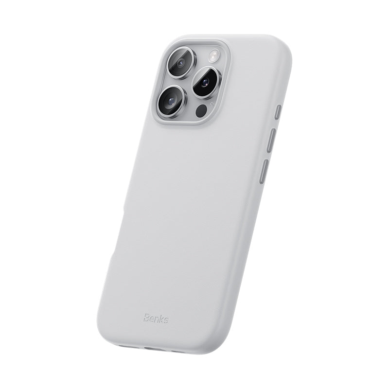 Benks VitaPro Serisi iPhone 16 Pro M-safe Çizilmeye Dayanıklı PU Deri Kılıf