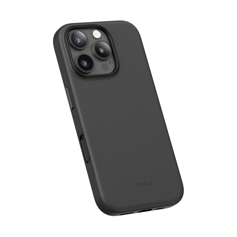 Benks VitaPro Serisi iPhone 16 Pro M-safe Çizilmeye Dayanıklı PU Deri Kılıf