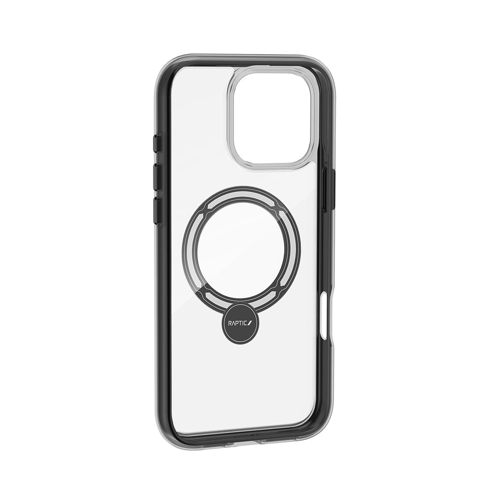 Raptic AirJoy Serisi iPhone 16 Pro M-safe Şarj Özellikli 360 Derece Dönebilen Standlı Kılıf