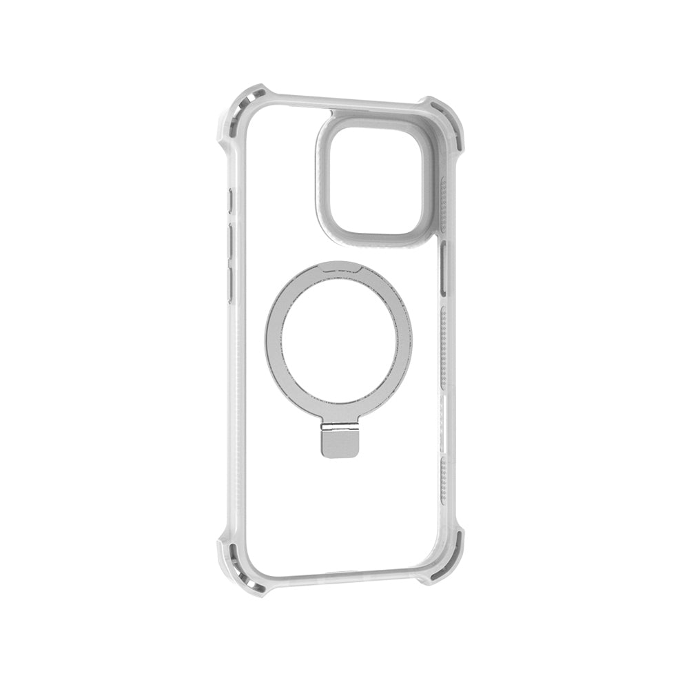 Raptic Dual Serisi iPhone 16 Pro M-safe Şarj Özellikli Şeffaf Standlı Kılıf