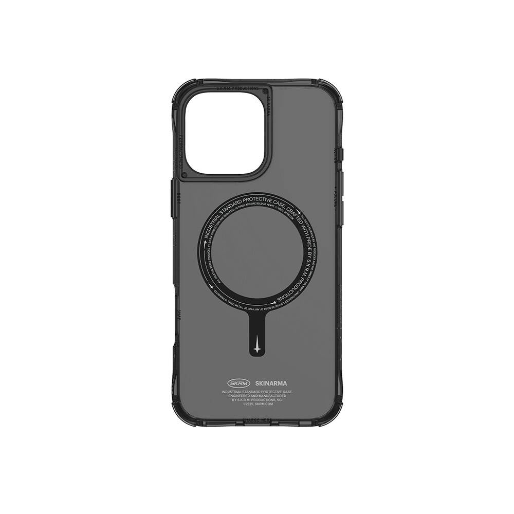 Skinarma Saido iPhone 16 Pro M-safe Şarj Özellikli Şeffaf Airbag Tasarımlı Kılıf