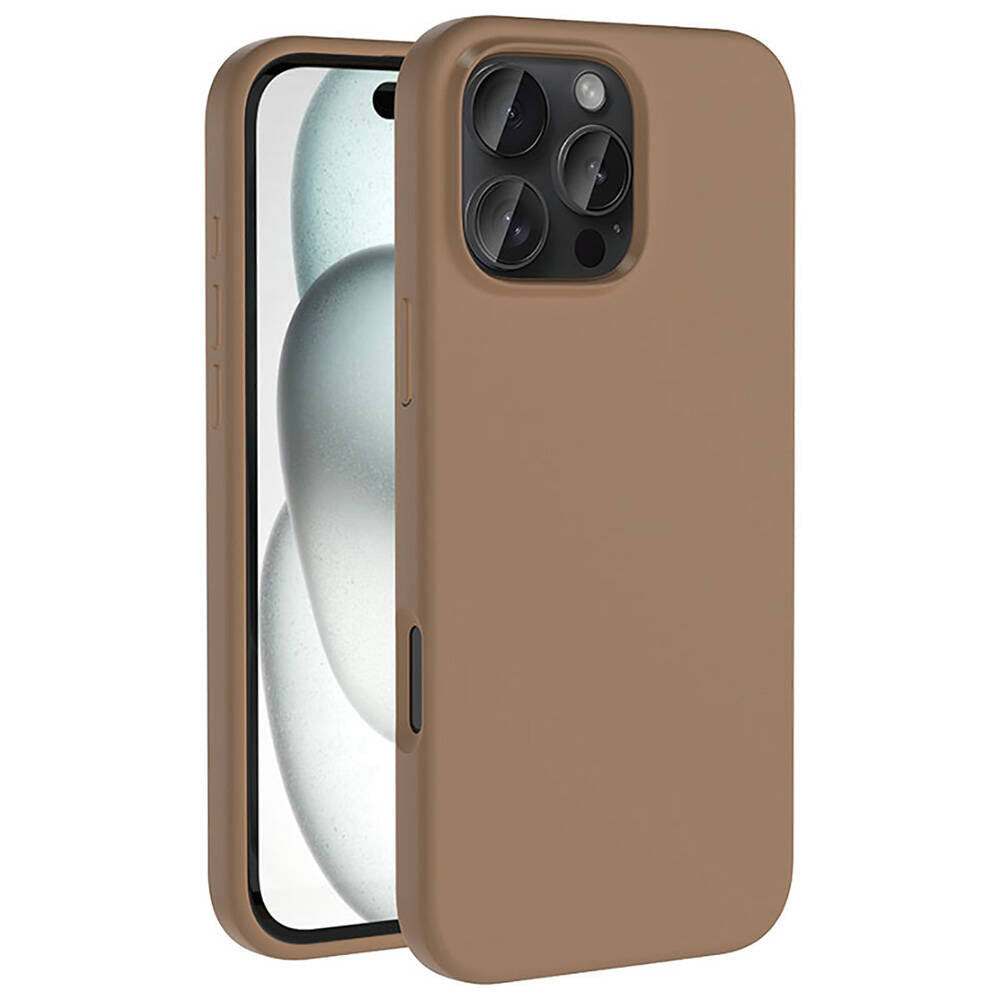 Cepax iPhone 16 Pro M-safe Şarj Özellikli Sıvı Teknolojili Silinebilir Sert Kivi Kılıf