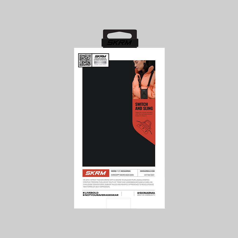 Skinarma Helio iPhone 16 Pro M-safe Şarj Özellikli Teknoloji Desenli Standlı Kılıf