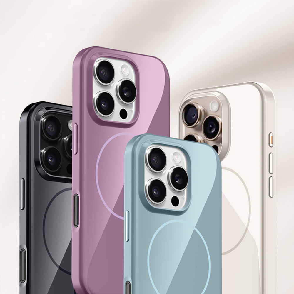Wlons Frego iPhone 16 Pro Kılıf M-safe Şarj Özellikli Telefon Kılıfı
