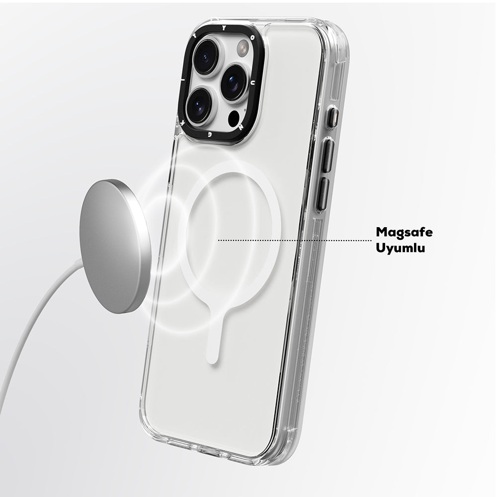 YoungKit Crystal Color iPhone 16 Pro Magsafe Şarj Özellikli Serisi Telefon Kılıfı