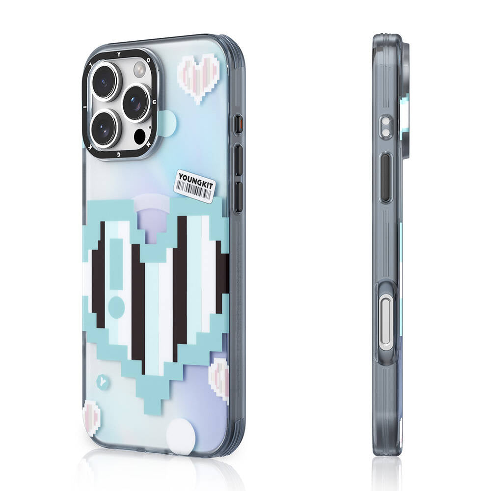 Youngkit Love Serisi iPhone 16 Pro M-safe Şarj Özellikli Kılıf