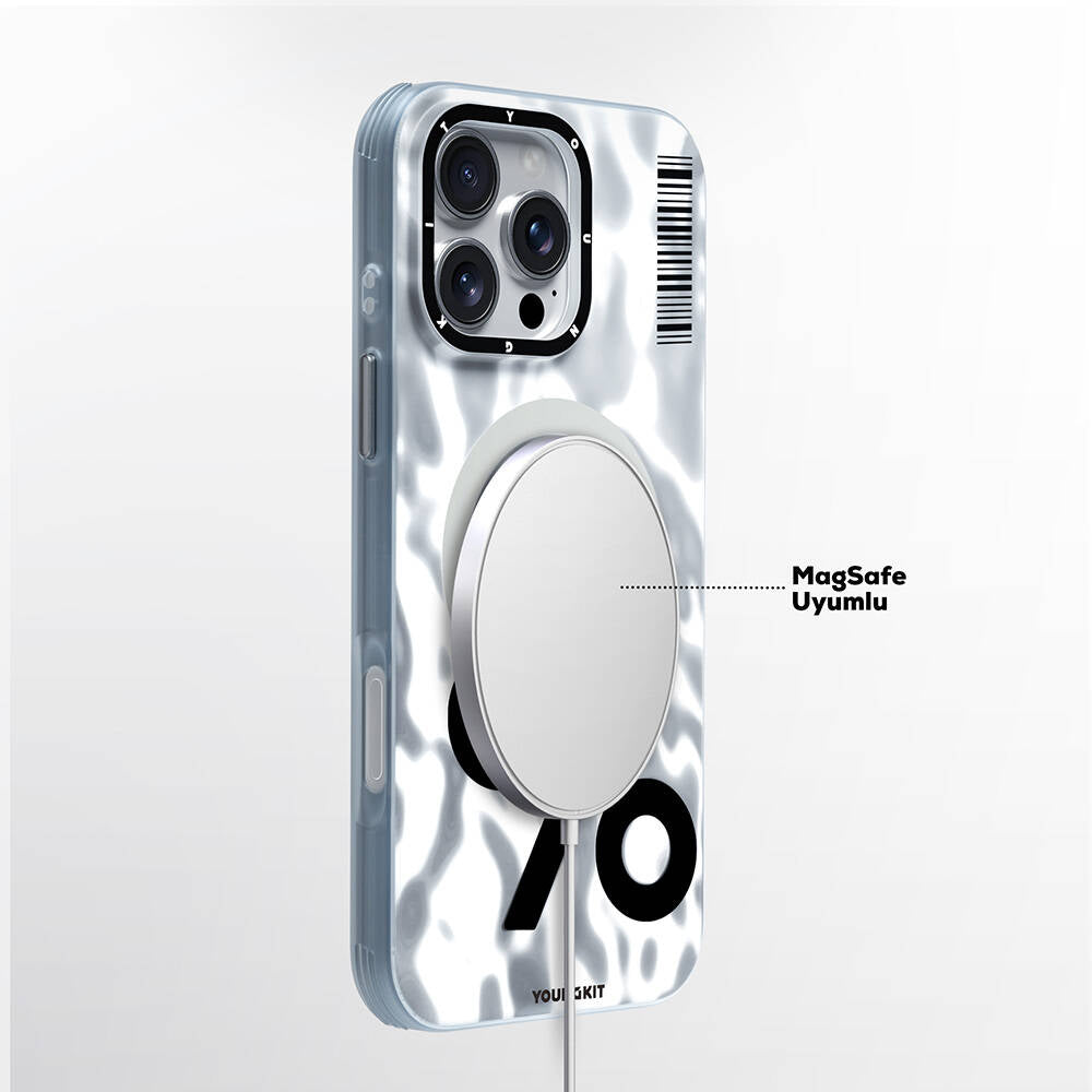 Youngkit Mathematical Serisi iPhone 16 Pro M-safe Şarj Özellikli Kılıf