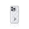 Pynana Metal Diamond Serisi iPhone 16 Pro Kılıf Parlak Arka Yüzeyli Kabartma Tasarımlı Kapitone Kılıf