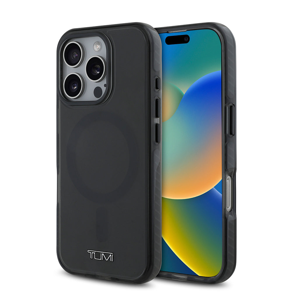 TUMI iPhone 16 Pro Orjinal Lisanslı M-safe Şarj Özellikli Airbagli Transparan Kılıf