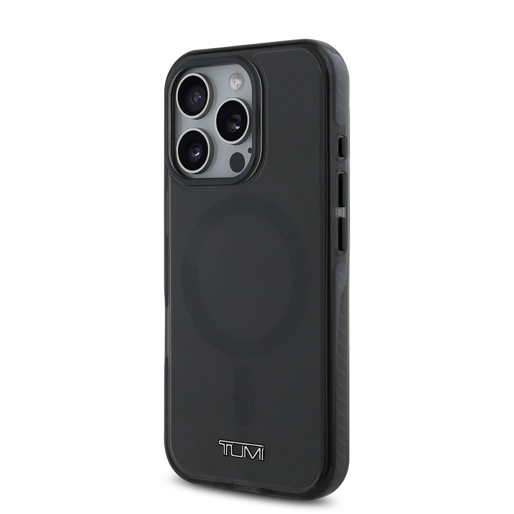 TUMI iPhone 16 Pro Orjinal Lisanslı M-safe Şarj Özellikli Airbagli Transparan Kılıf