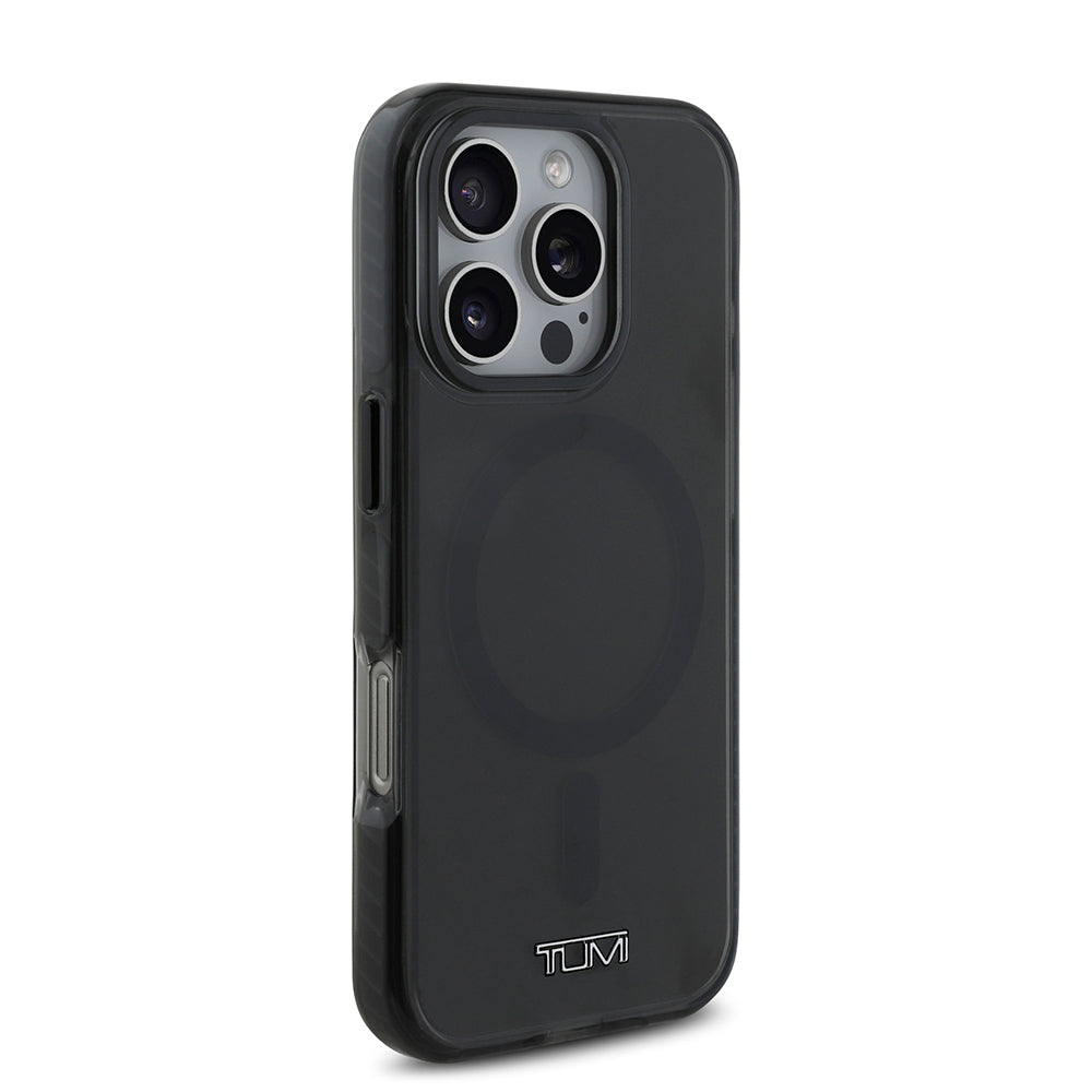 TUMI iPhone 16 Pro Orjinal Lisanslı M-safe Şarj Özellikli Airbagli Transparan Kılıf