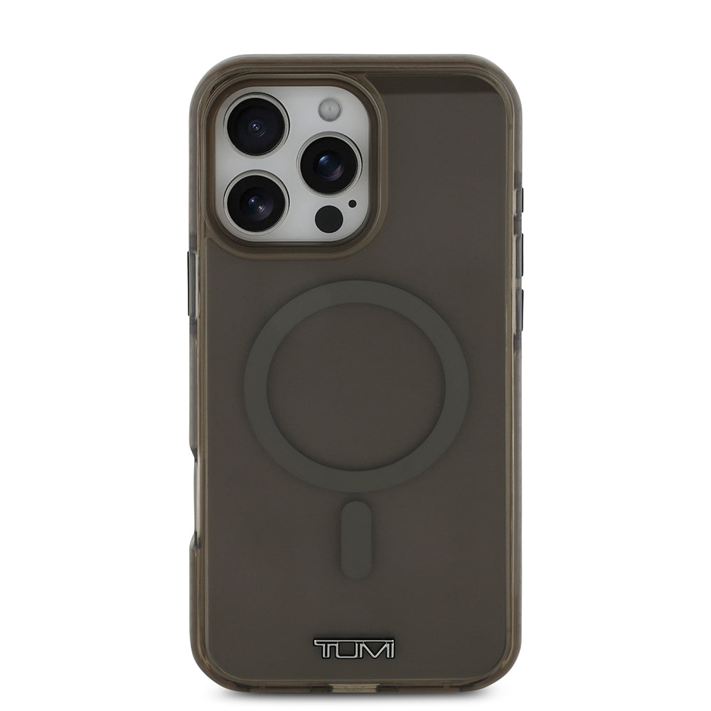 TUMI iPhone 16 Pro Orjinal Lisanslı M-safe Şarj Özellikli Airbagli Transparan Kılıf