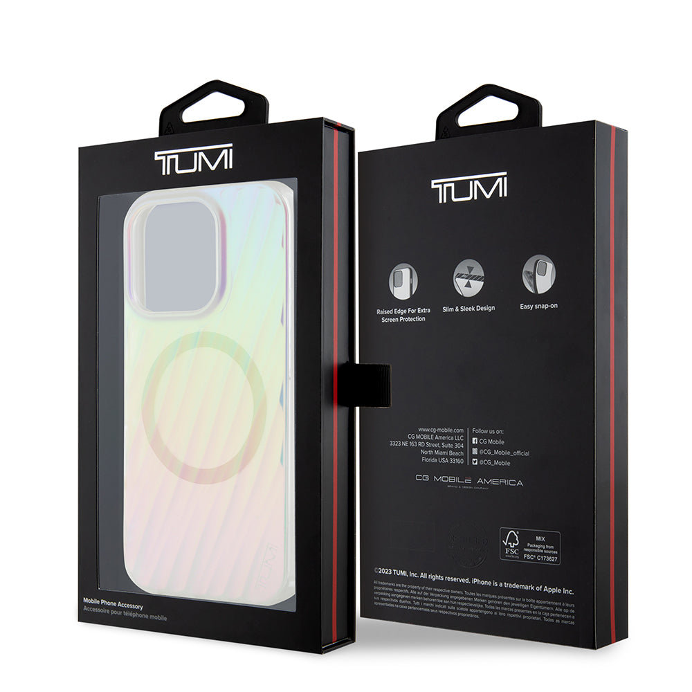TUMI iPhone 16 Pro Orjinal Lisanslı M-safe Şarj Özellikli Transparan Kılıf