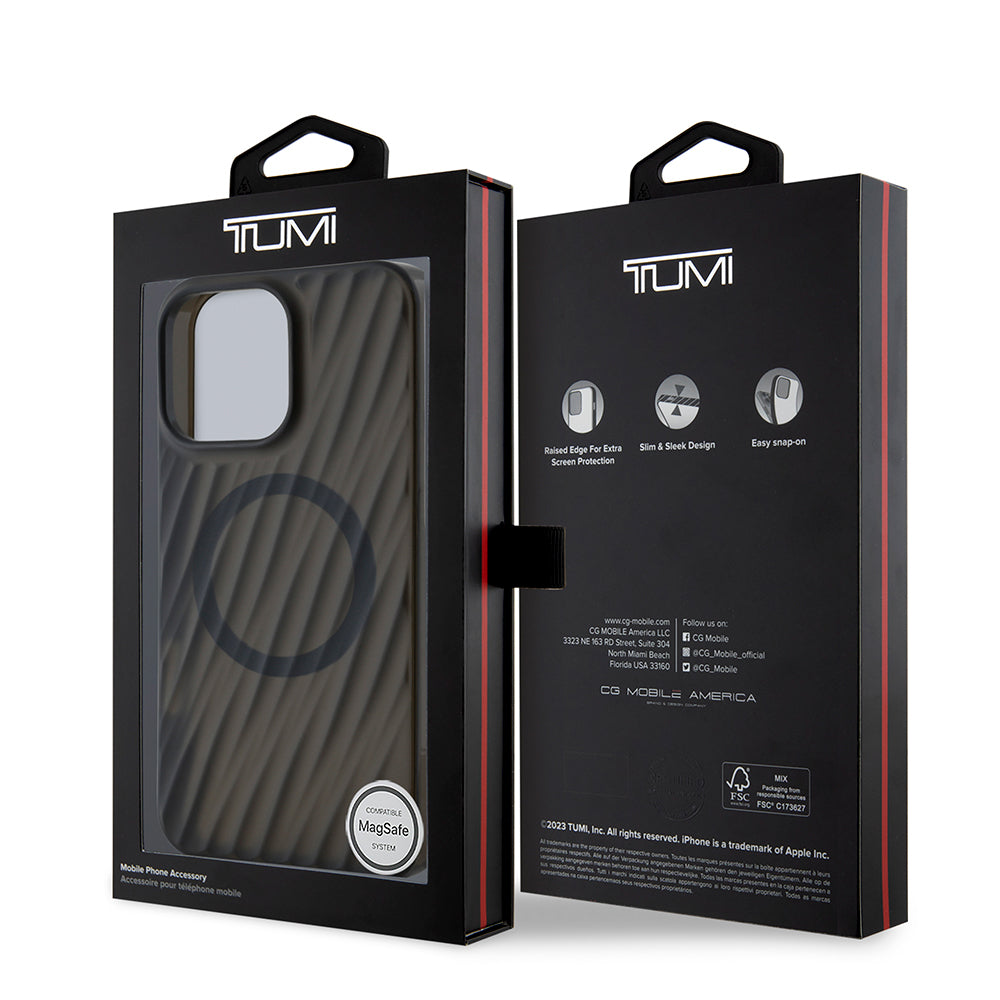 TUMI iPhone 16 Pro Orjinal Lisanslı M-safe Şarj Özellikli Transparan Kılıf