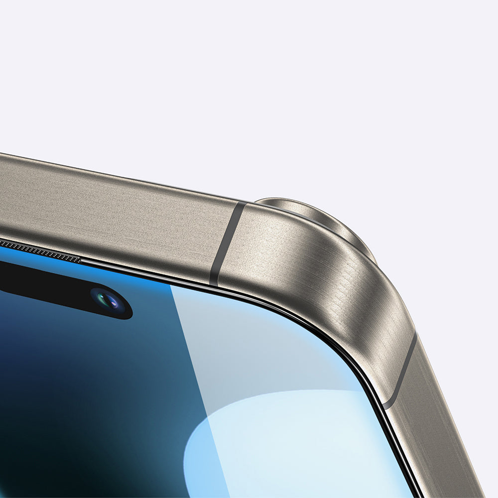 Amazingthing Titan iPhone 16 Pro Max Parmak İzi Bırakmayan Temperli Cam Ekran Koruyucu