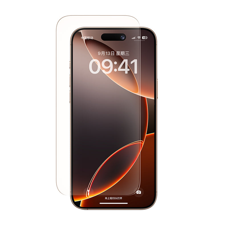 Benks iPhone 16 Pro Max 0.3mm InvisiWarrior Ekranı Tam Kaplayan Full Şeffaf Ekran Koruyucu