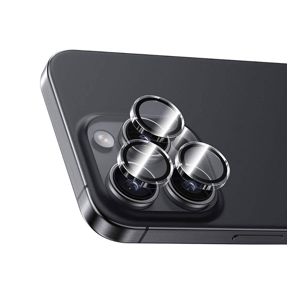 Benks AR Glass Warrior iPhone 16 Pro Max Transparan Premium Cam Kamera Lens Koruyucu