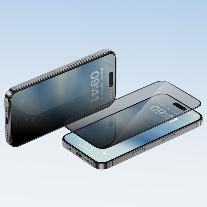 Benks iPhone 16 Pro Max Ultra İnce Kenarlı Privacy Hayalet Ekran Koruyucu + Kolay Uygulama Aparatlı