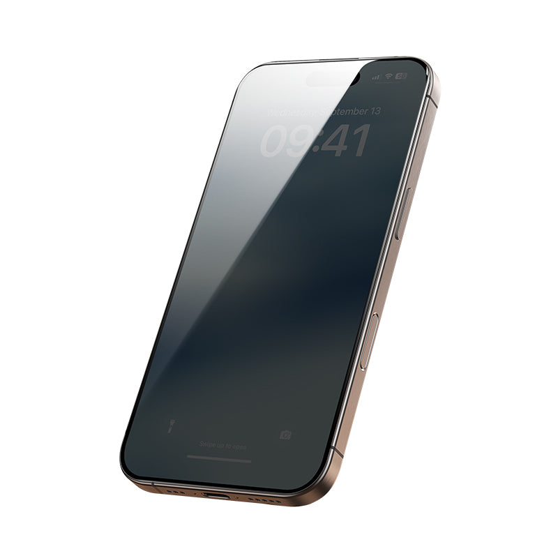 Benks iPhone 16 Pro Max Ultra İnce Kenarlı Privacy Hayalet Ekran Koruyucu + Kolay Uygulama Aparatlı