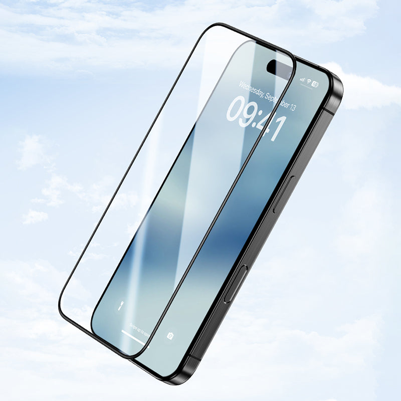 Benks Ultra Shield iPhone 16 Pro Max 0.9mm Çerçeveli 0.3mm Ekran Koruyucu + Kolay Uygulama Aparatlı