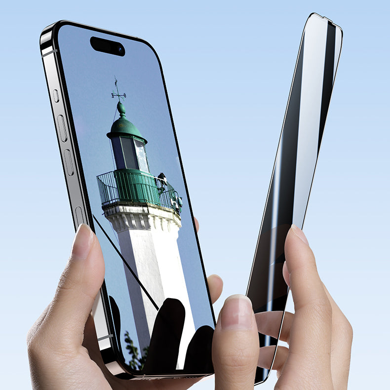 Benks Ultra Shield iPhone 16 Pro Max 0.9mm Çerçeveli 0.3mm Ekran Koruyucu + Kolay Uygulama Aparatlı