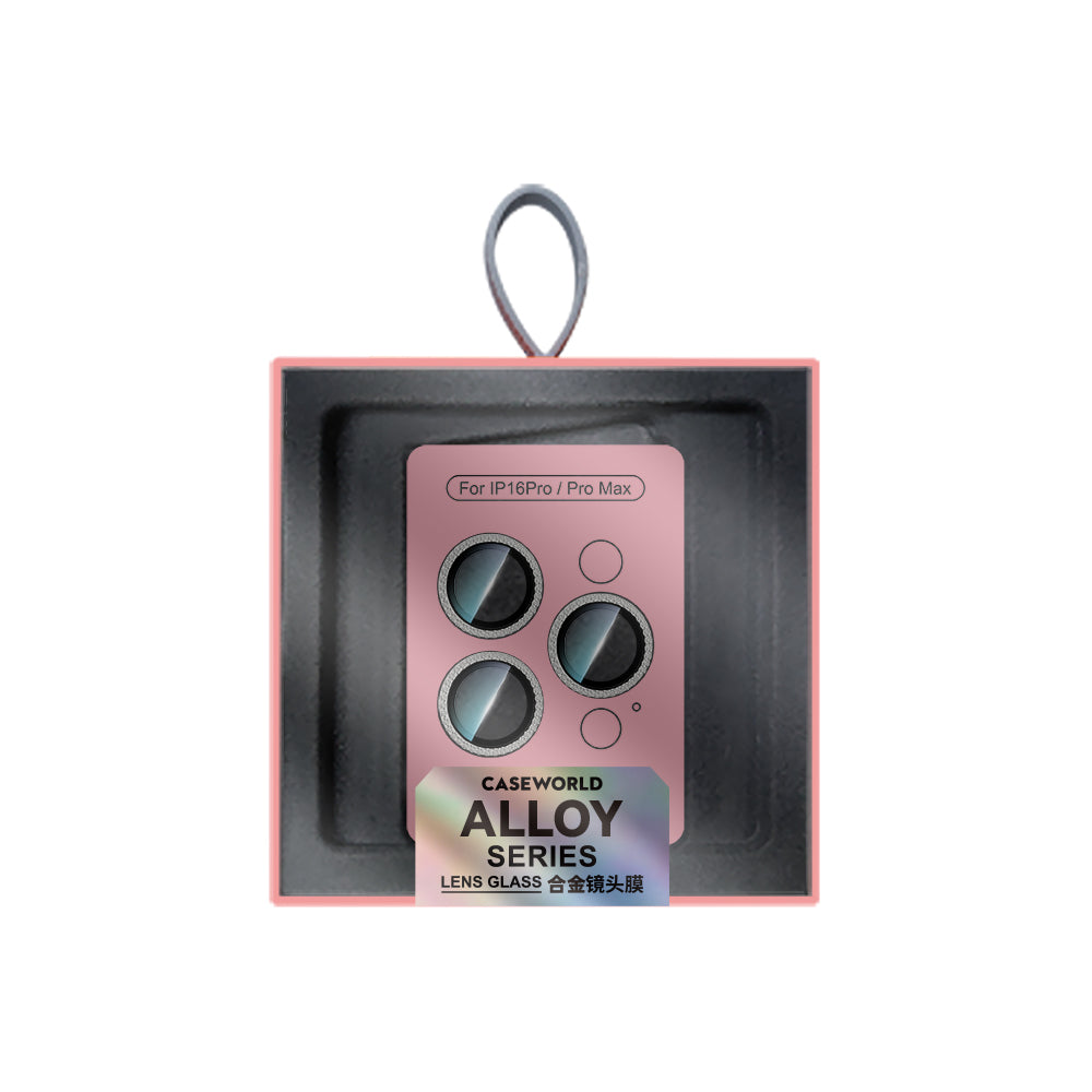 CaseWorld Alloy Sparkling Diamond Serisi iPhone 16 Pro Max Taşlı Lens Koruyucu