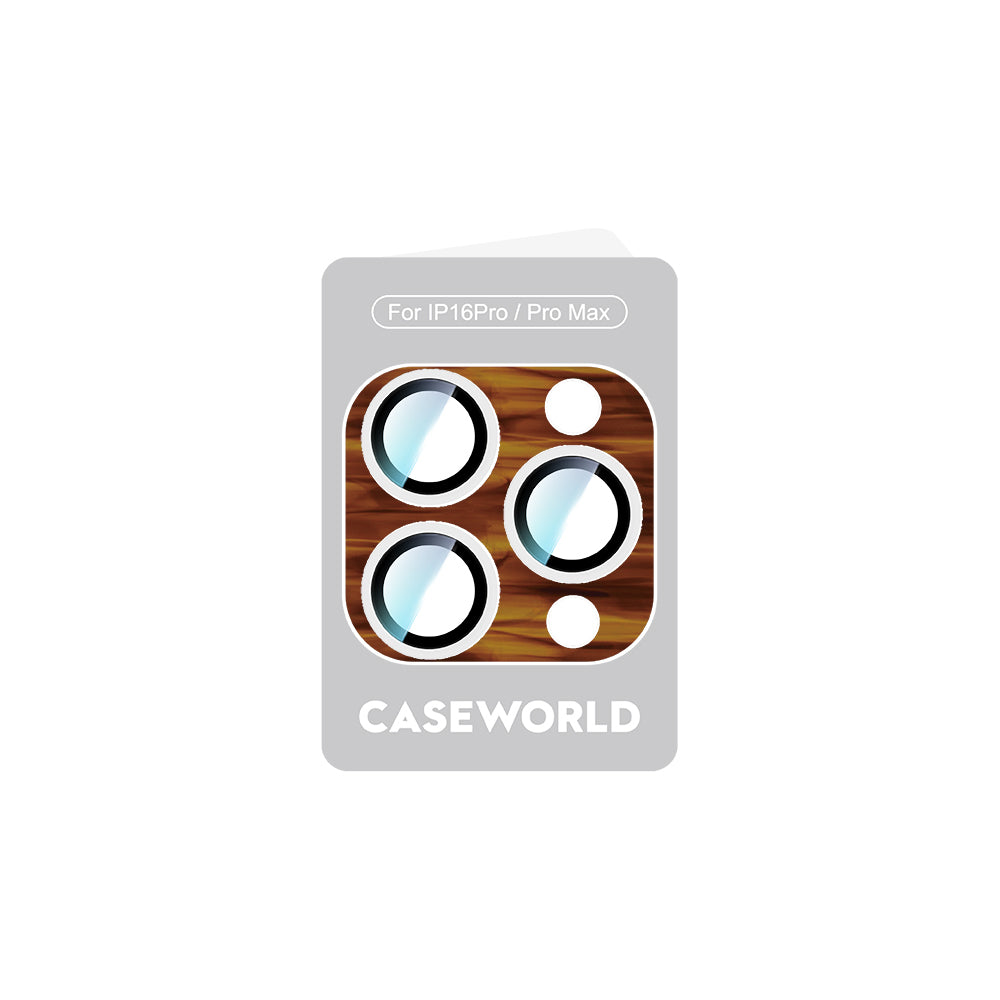 CaseWorld Crystal Color Serisi iPhone 16 Pro Max Full Kamera Lens Koruyucu