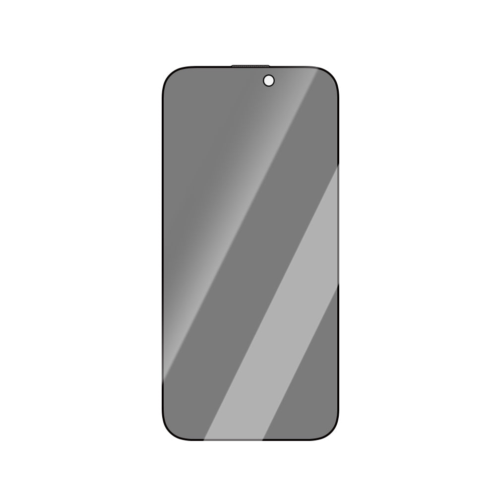 CaseWorld HD Serisi iPhone 16 Pro Max 0.25mm Privacy Temperli Cam Ekran Koruyucu