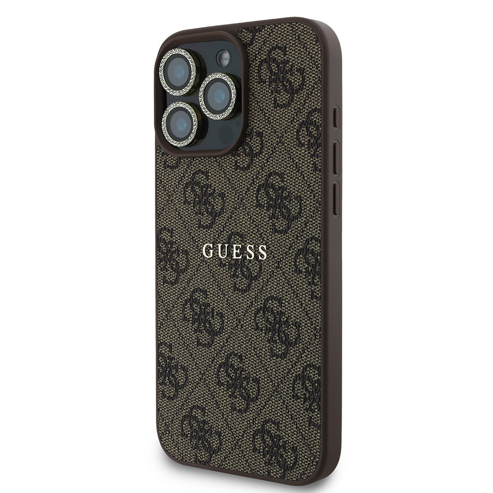 Guess iPhone 16 Pro Max Orjinal Lisanslı Kılıf + Ekran Koruyucu + Lens Koruyucu 3in1 Aksesuar Seti