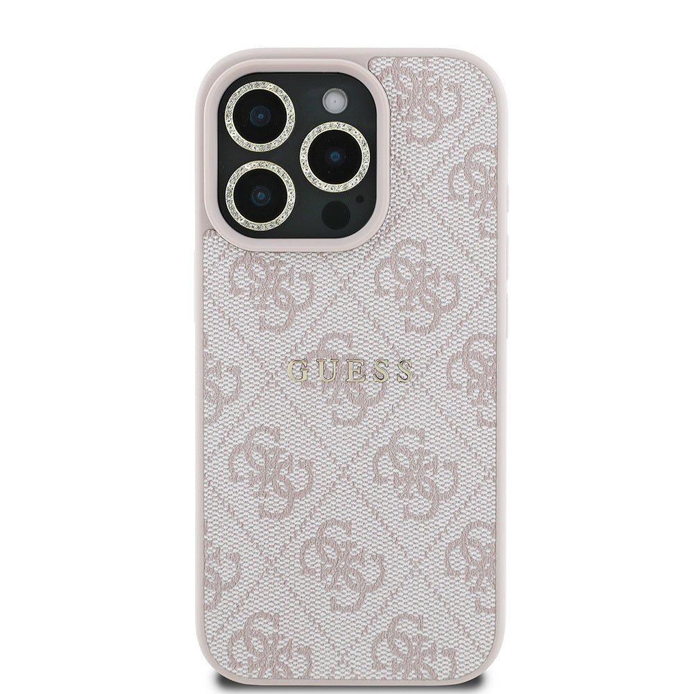 Guess iPhone 16 Pro Max Orjinal Lisanslı Kılıf + Ekran Koruyucu + Lens Koruyucu 3in1 Aksesuar Seti