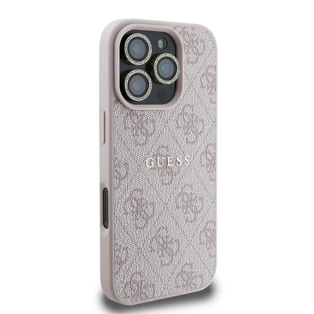 Guess iPhone 16 Pro Max Orjinal Lisanslı Kılıf + Ekran Koruyucu + Lens Koruyucu 3in1 Aksesuar Seti
