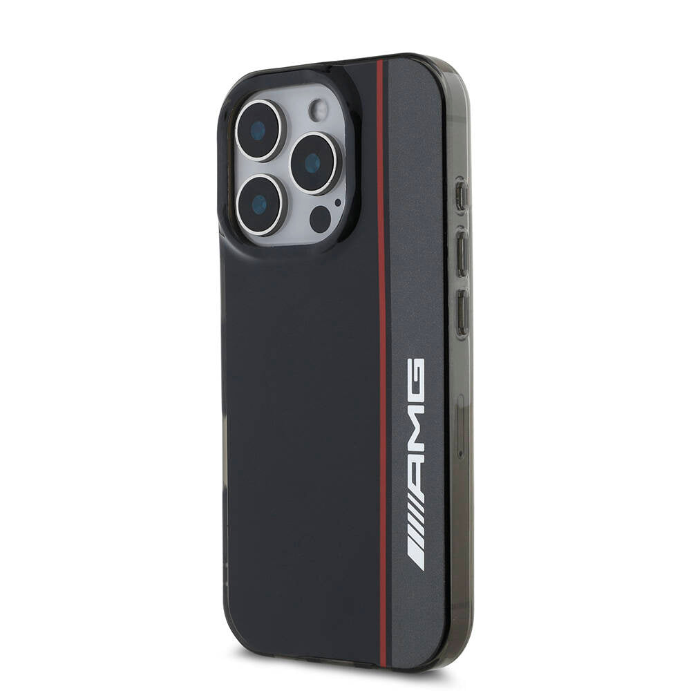 AMG iPhone 16 Pro Max Orjinal Lisanslı M-safe Şarj Özellikli IML Baskı Logolu Çift Katmanlı Bow Lines Kılıf