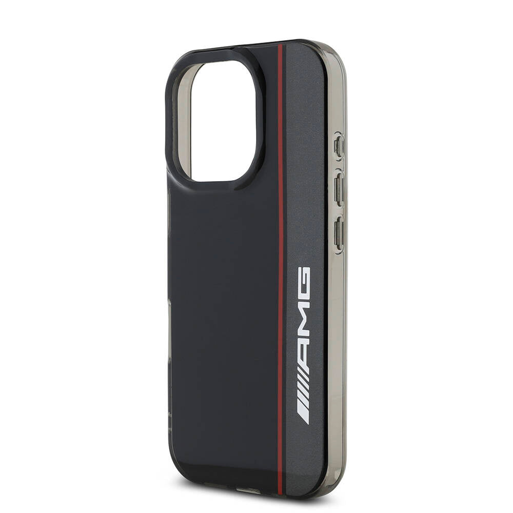 AMG iPhone 16 Pro Max Orjinal Lisanslı M-safe Şarj Özellikli IML Baskı Logolu Çift Katmanlı Bow Lines Kılıf