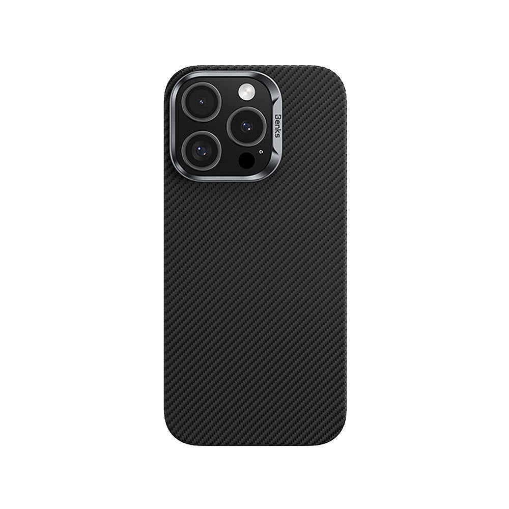 Benks ArmorAir 600D iPhone 16 Pro Max M-safe Şarj Özellikli Magnetik Kevlar Fiber Kılıf