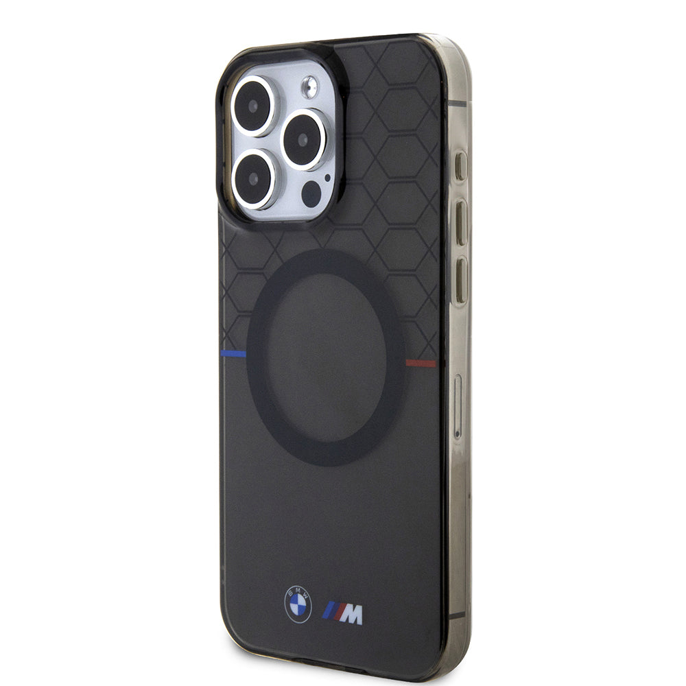 BMW iPhone 16 Pro Max Magsafe Transparan M Dizayn Orjinal Lisanslı Telefon Kılıfı