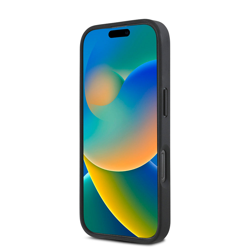 DKNY iPhone 16 Pro Max Orjinal Lisanslı M-safe Şarj Özellikli 3D Yazılı Repeat Pattern Kılıf