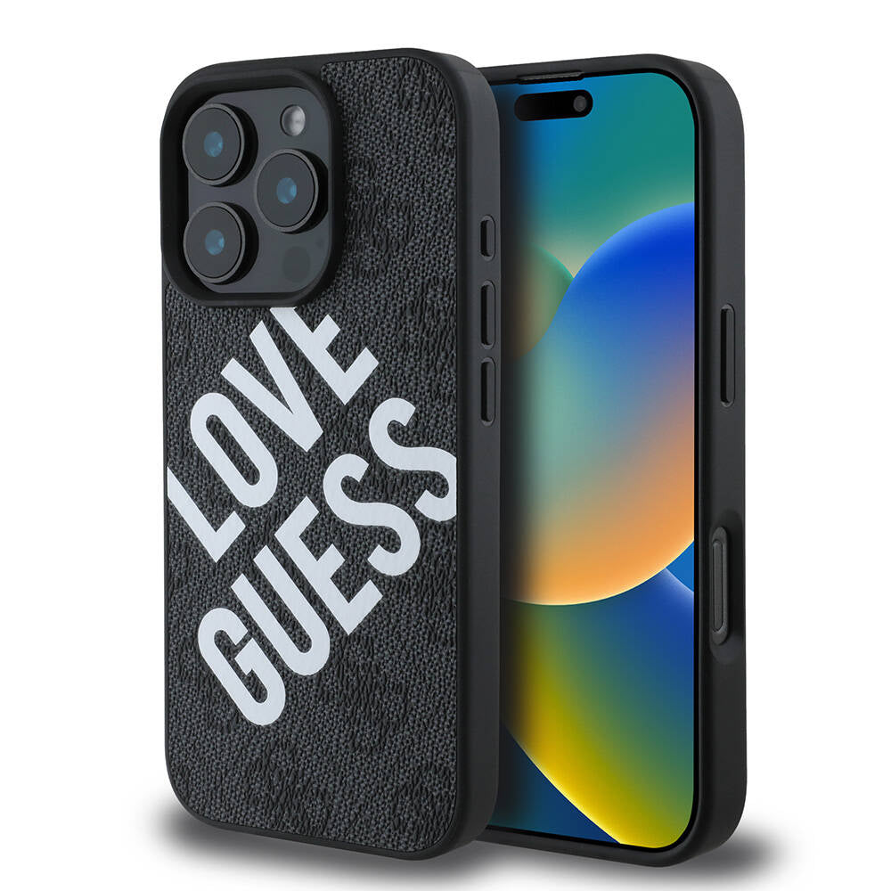 Guess iPhone 16 Pro Max Orjinal Lisanslı Big Love Guess Telefon Kılıfı