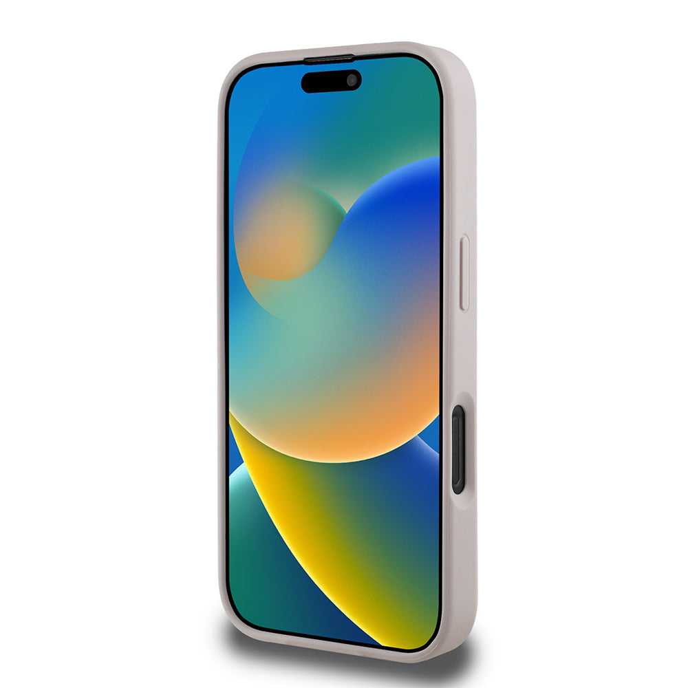 Guess iPhone 16 Pro Max Orjinal Lisanslı Magsafe Şarj Özellikli Yazı Logolu Circle Classic Kılıf