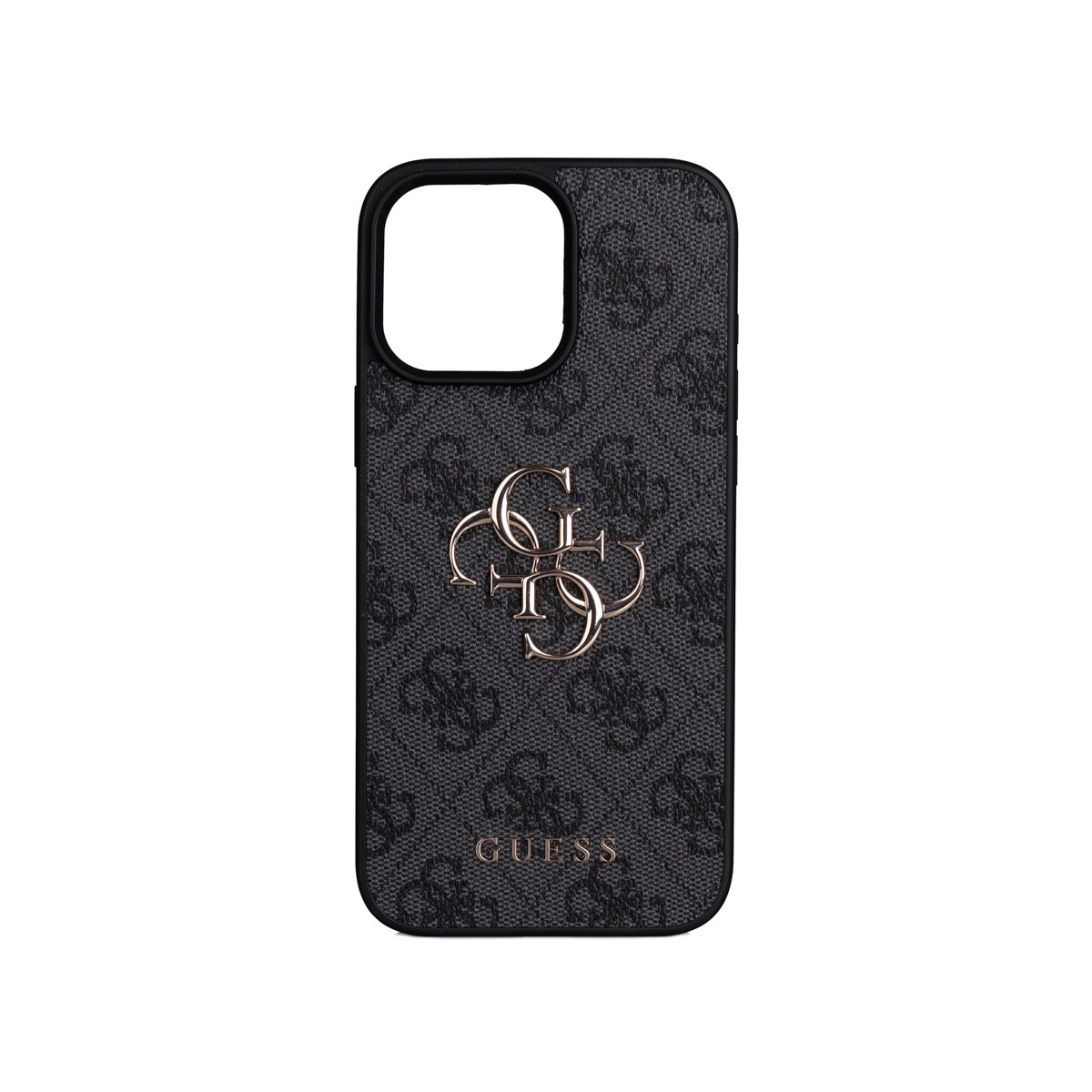Guess iPhone 16 Pro Max Orjinal Lisanslı PU Deri 4G Büyük Metal Logolu Çapraz Vücut Askılı Telefon Kılıfı