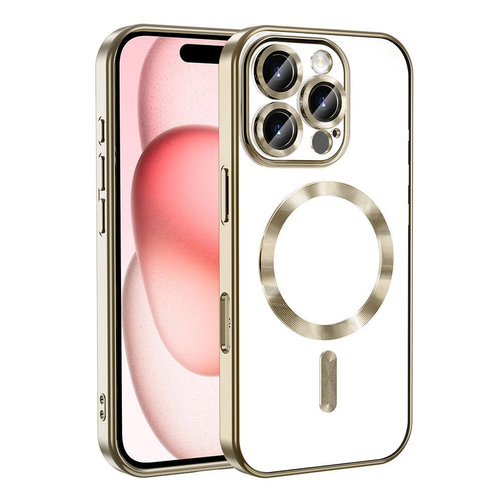 Cepax iPhone 16 Pro Max Kamera Korumalı M-safe Wireless Şarj Özellikli Demre Kılıf