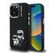 Karl Lagerfeld iPhone 16 Pro Max Orjinal Lisanslı Karl & Choupette Sketch Logo Sililkon Kılıf