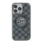 Karl Lagerfeld iPhone 16 Pro Max Kılıf Orjinal Lisanslı Magsafe Şarj Özellikli IML Baskılı Metal Monogram KC Heads Telefon Kılıfı