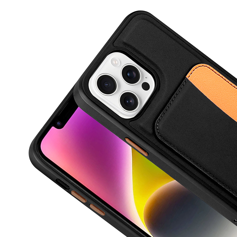 Cepax iPhone 16 Pro Max Zore X-Kart Kartlıklı Silikon Telefon Kılıfı