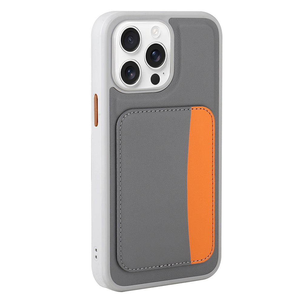 Cepax iPhone 16 Pro Max Zore X-Kart Kartlıklı Silikon Telefon Kılıfı