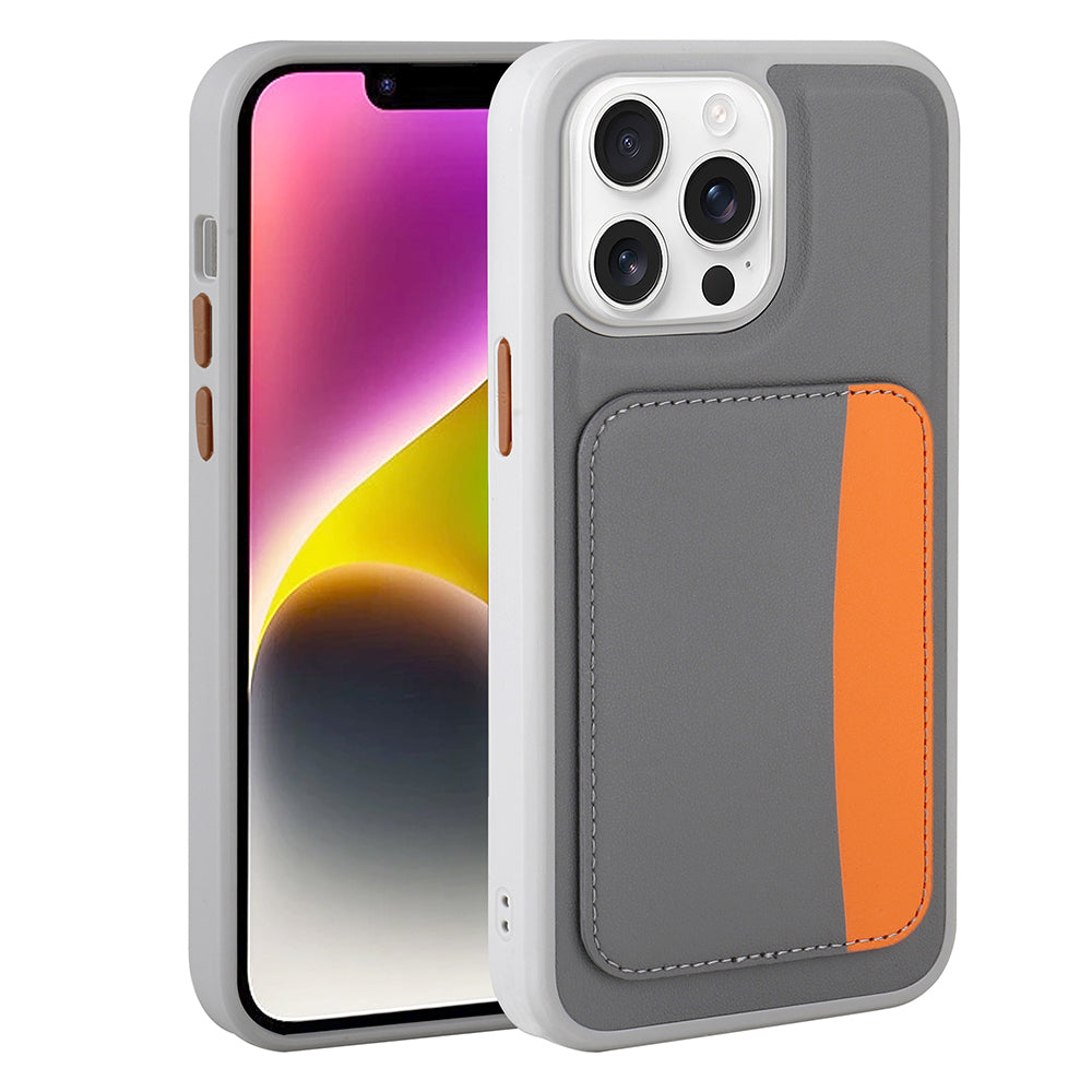 Cepax iPhone 16 Pro Max Zore X-Kart Kartlıklı Silikon Telefon Kılıfı