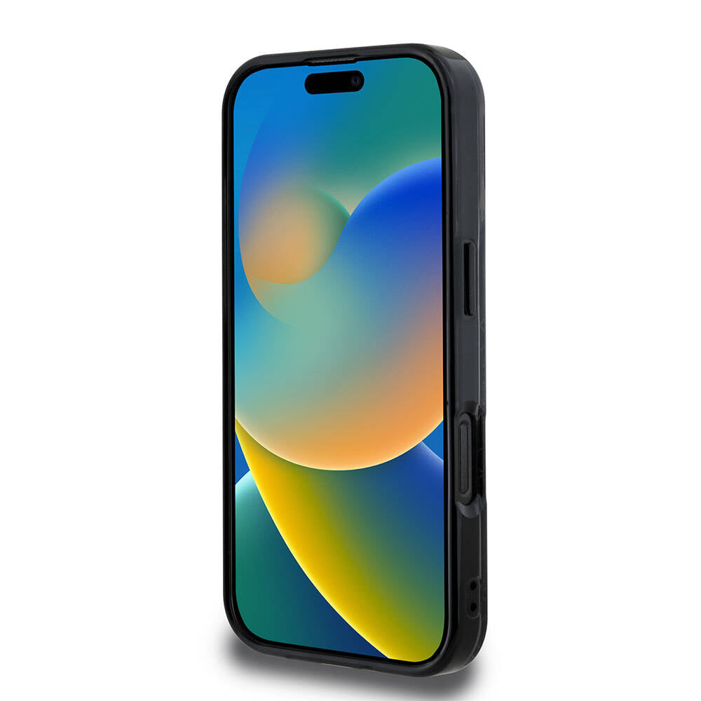 Lacoste iPhone 16 Pro Max Orjinal Lisanslı M-safe Şarj Özellikli IML Baskılı Gümüş Timsah Logolu Monogram Kılıf